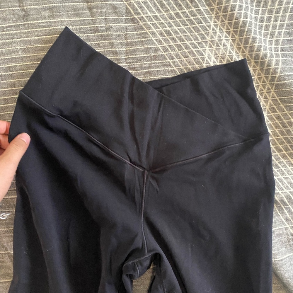 Aerie leggings 7/8 length v waist